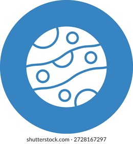 Ilustración de diseño de icono de Vector de planeta