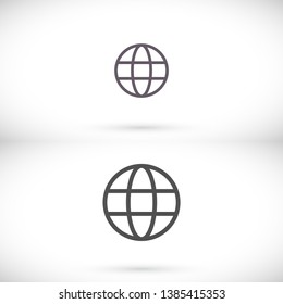 Planet Vector icon . Lorem Ipsum Illustration design