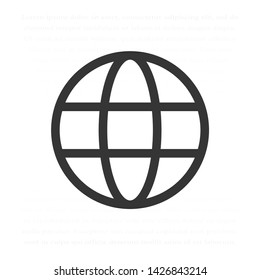 Planet Vector icon . Lorem Ipsum Illustration design