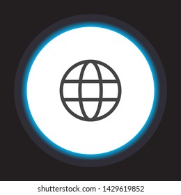 Planet Vector icon . Lorem Ipsum Illustration design