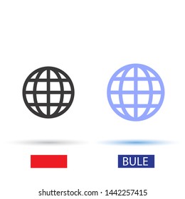 planet Vector icon . Lorem Ipsum Illustration design