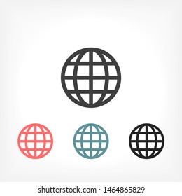 planet Vector icon . Lorem Ipsum Illustration design