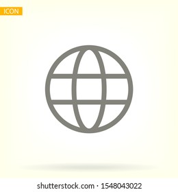 Planet Vector icon . Lorem Ipsum Illustration design