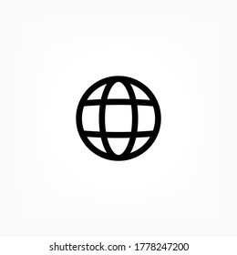 Planet vector icon , lorem ipsum Flat design