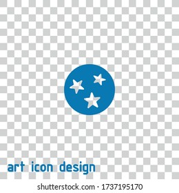planet vector icon on isolated background