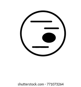 planet vector icon. space symbol