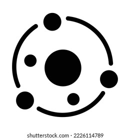 Planet Vector Icon which can easily modify or edit


