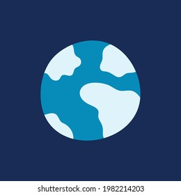 Planeta. Icono, ilustración vectorial, adecuado para sitios presentaciones EPS10.