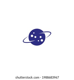 planet vector illustration for icon, symbol or logo