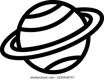 planet Vector illustration on a transparent background.Premium quality symbols.Stroke vector         icon for concept and graphic design.