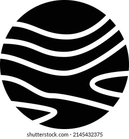 ilustración de planet Vector en un fondo transparente.Símbolos de calidad premium.Icono vector glifos para concepto y diseño gráfico.