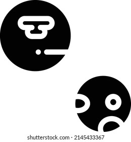 planet Vector illustration on a transparent background.Premium quality symbols.Glyphs vector icon for concept and graphic design.