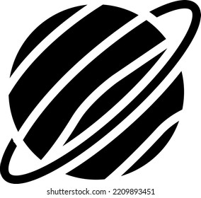 planet  Vector illustration on a transparent background. Premium quality symmbols. Glyphs vector icons for concept and graphic design. 
