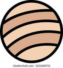 planet Vector illustration on a transparent background.Premium quality symmbols.Stroke vector icons for concept and graphic design.
