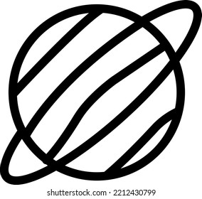ilustración de planet Vector en un fondo transparente.Símbolos de calidad premium.Iconos vectores de trazo para el diseño de conceptos y gráficos.