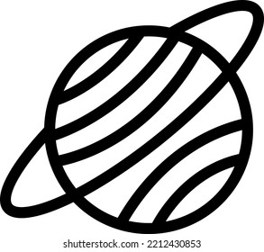 planet Vector illustration on a transparent background.Premium quality symmbols.Stroke vector icons for concept and graphic design.