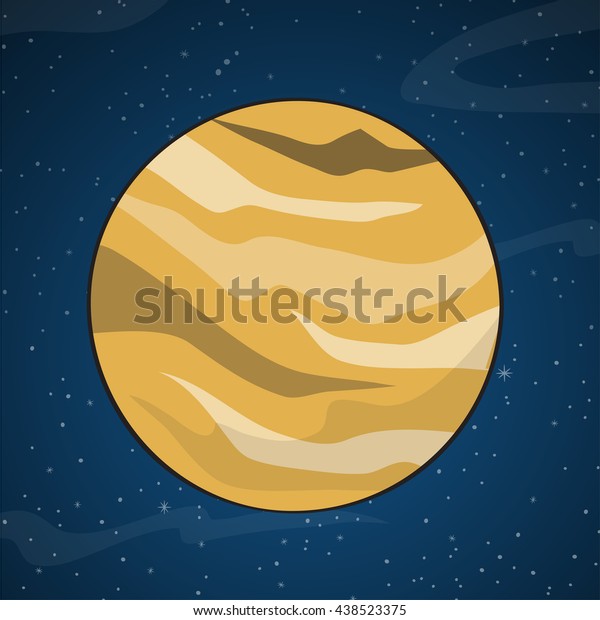 Planet Venus Stock Vector (Royalty Free) 438523375