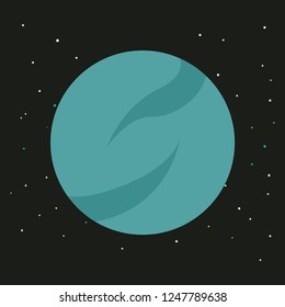 planet venus pluto vector icon