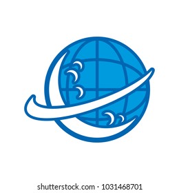 Planet World Logo Icon Design