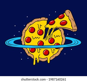 PLANETA EN FORMA DE PIZZA