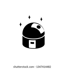 planetarium, astronomy icon