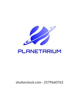 planetarium logo design template for your brand