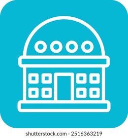 Planetarium Vector Icon Design Illustration
