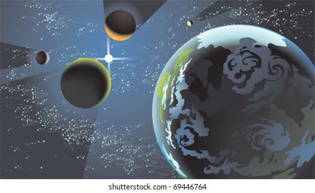 Planetary Alignment Vector