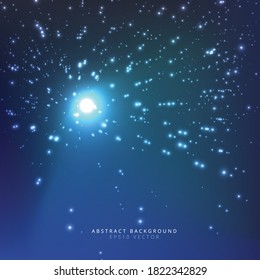 Planetary Light Background in Space