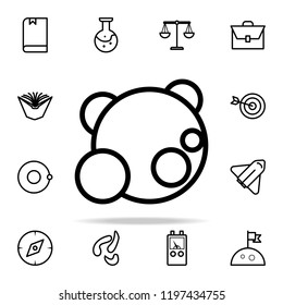 planetary system icon. Science icons universal set for web and mobile
