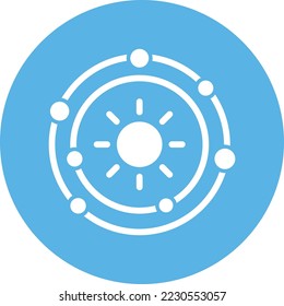 planetary systemVector Icon which is suitable for commercial work and easily modify or edit it

