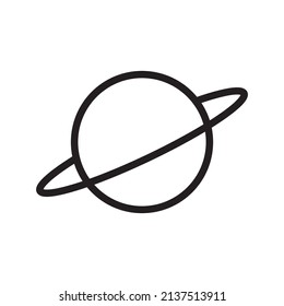 Planet,Earth Icon Logo Design Vector Template Illustration