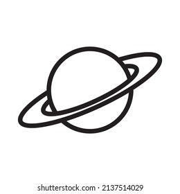 Planet,Earth Icon Logo Design Vector Template Illustration