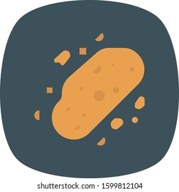 Planets Flat icons for  cosmos &  asteroid