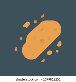 Planets Flat icons for  cosmos &  asteroid