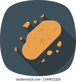 Planets Flat icons for  cosmos &  asteroid