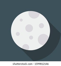 Planets Flat icons for planet  & galaxy