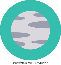 Planets Flat icons for planet  & galaxy