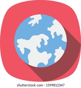 Planets Flat icons for planet  & world 