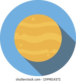 Planets Flat icons for  space  & galaxy 