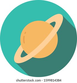 Planets Flat icons for  space &  orbital