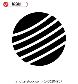 Planets icon isolated sign symbol vector illustration - high quality black style vector icons
