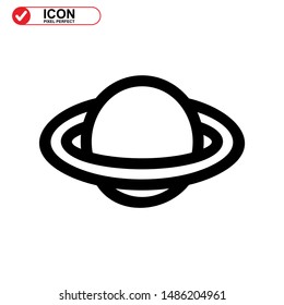 Planets icon isolated sign symbol vector illustration - high quality black style vector icons
