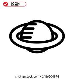 Planets icon isolated sign symbol vector illustration - high quality black style vector icons
