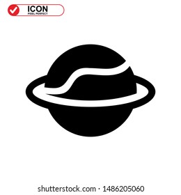 Planets icon isolated sign symbol vector illustration - high quality black style vector icons
