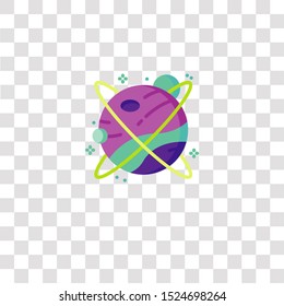 planets icon sign and symbol. planets color icon for website design and mobile app development. Simple Element from space collection for mobile concept and web apps icon.
