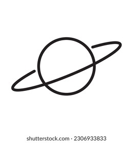 planets icon vector template illustration logo design