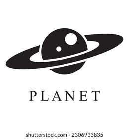 planets icon vector template illustration logo design