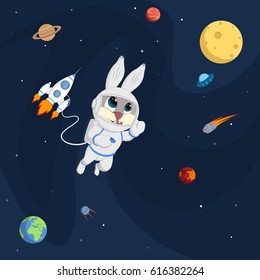 Planets, rockets and stars.