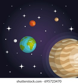 the planets of the solar system space astrology